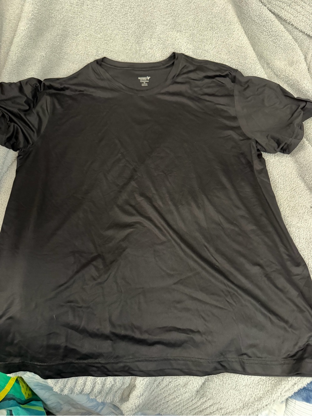 Men's Black Crew Neck T-Shirt old navy xl cloud motion